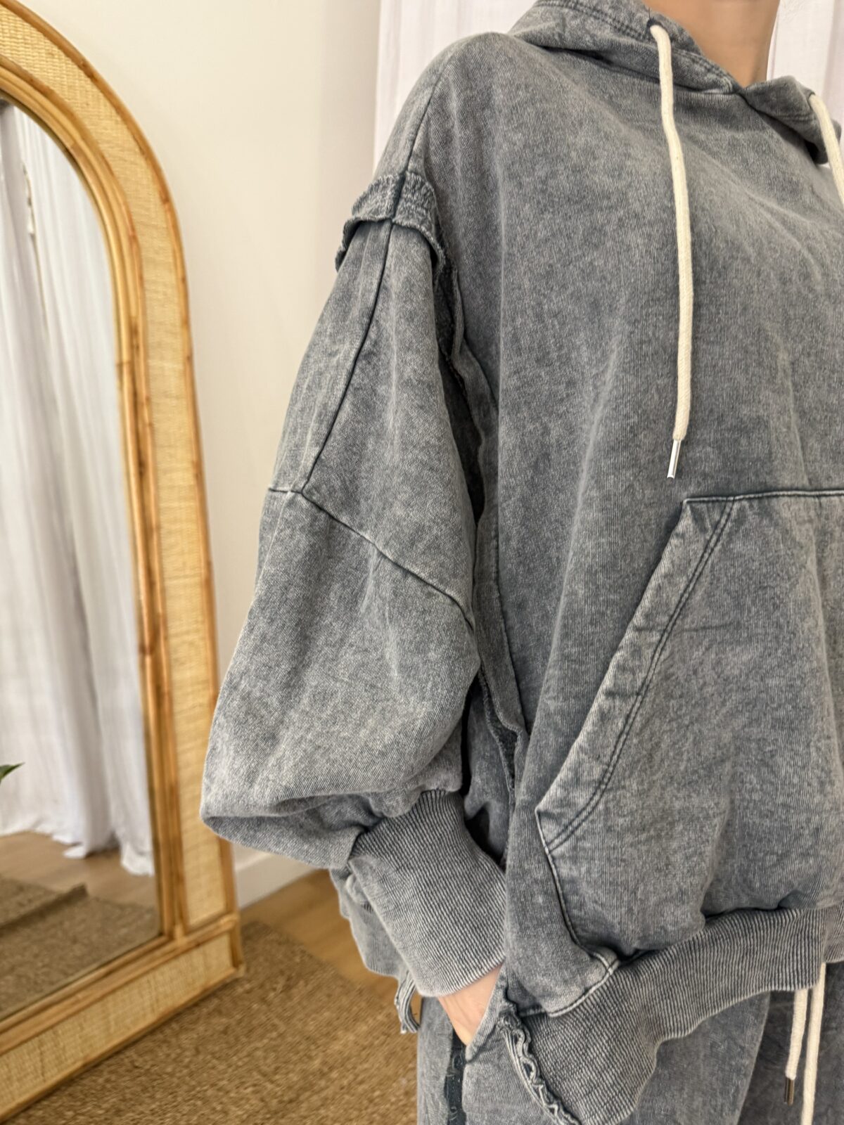 Hoodie nova gris
